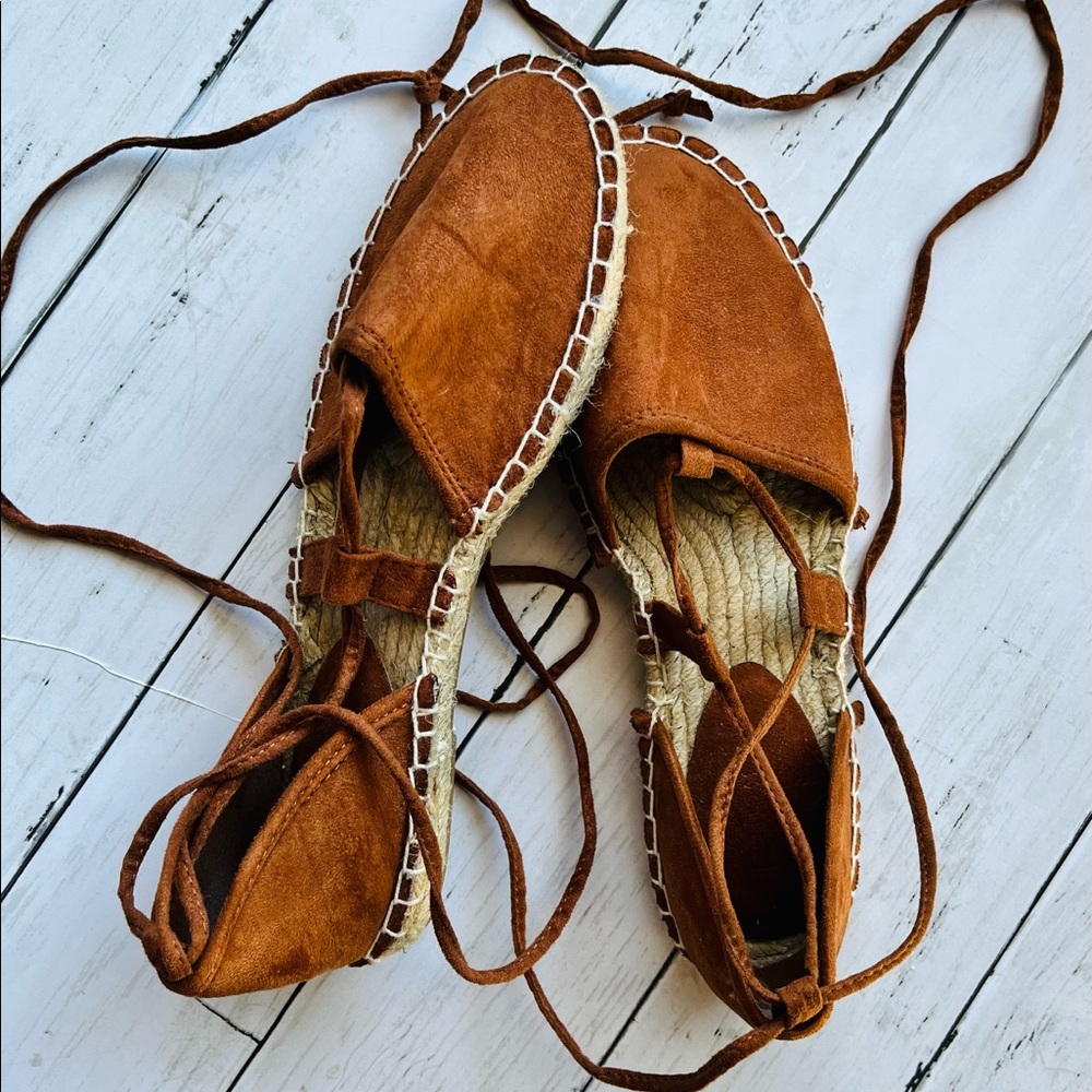 Cute Lace Up Espadrilles Flats